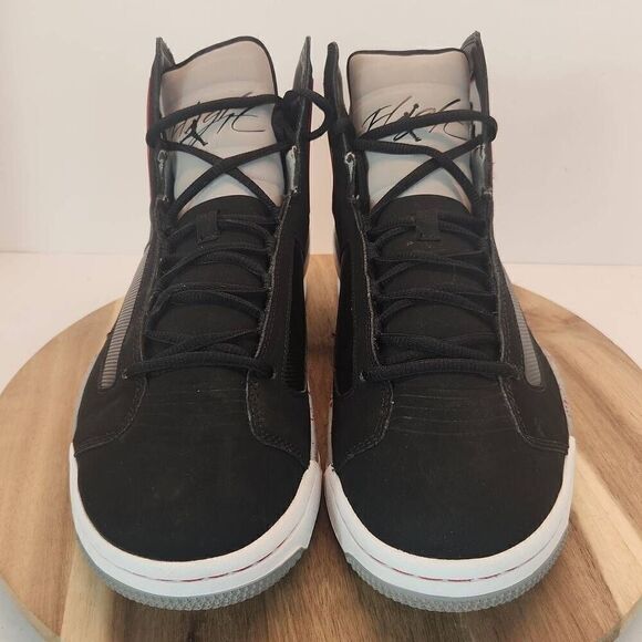 JORDAN FLIGHT LUMINARY 551820-005 BLACK/GREY/GYM RED Mens Size 12 main image 5